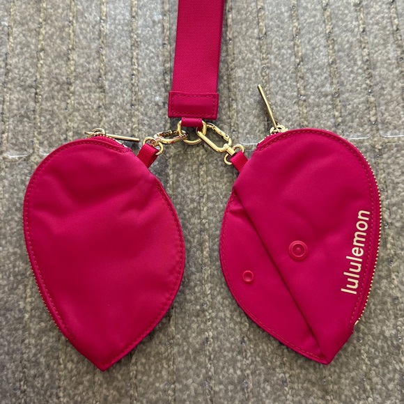 Lululemon hot pink heart wristlet - Picture 4 of 4